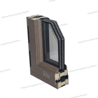 Aluminium Triple Galzed Tilt / Turn Side Hung Window for Bedroom to Insulate Sound Heat Insulation