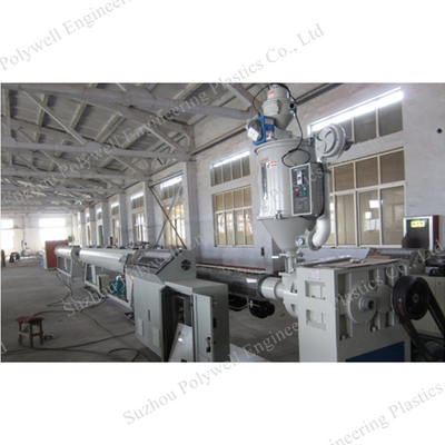 Plastic Pipe HDPE PVC Structural Hollow Double Wall Spiral Winding Sewer Corrugated Pipe Extrusion Line